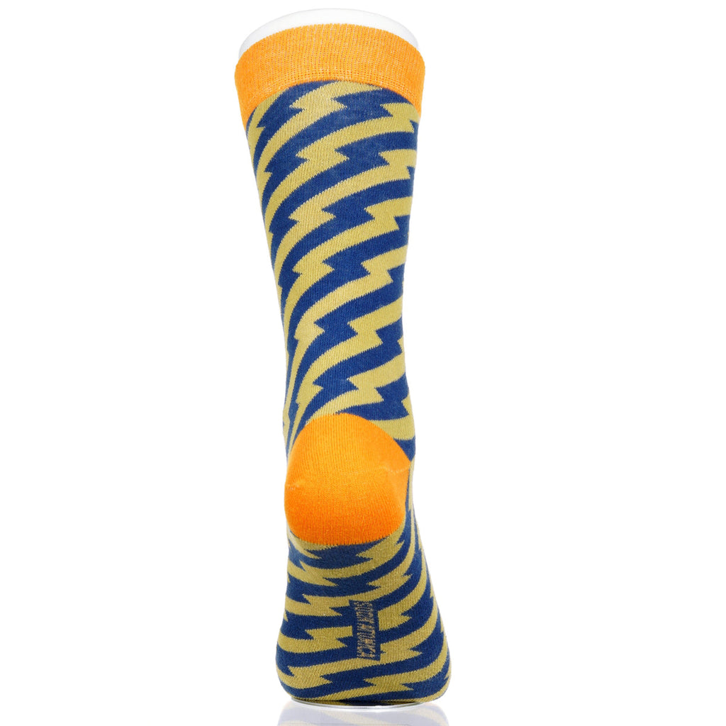 Blue White Zig Zag