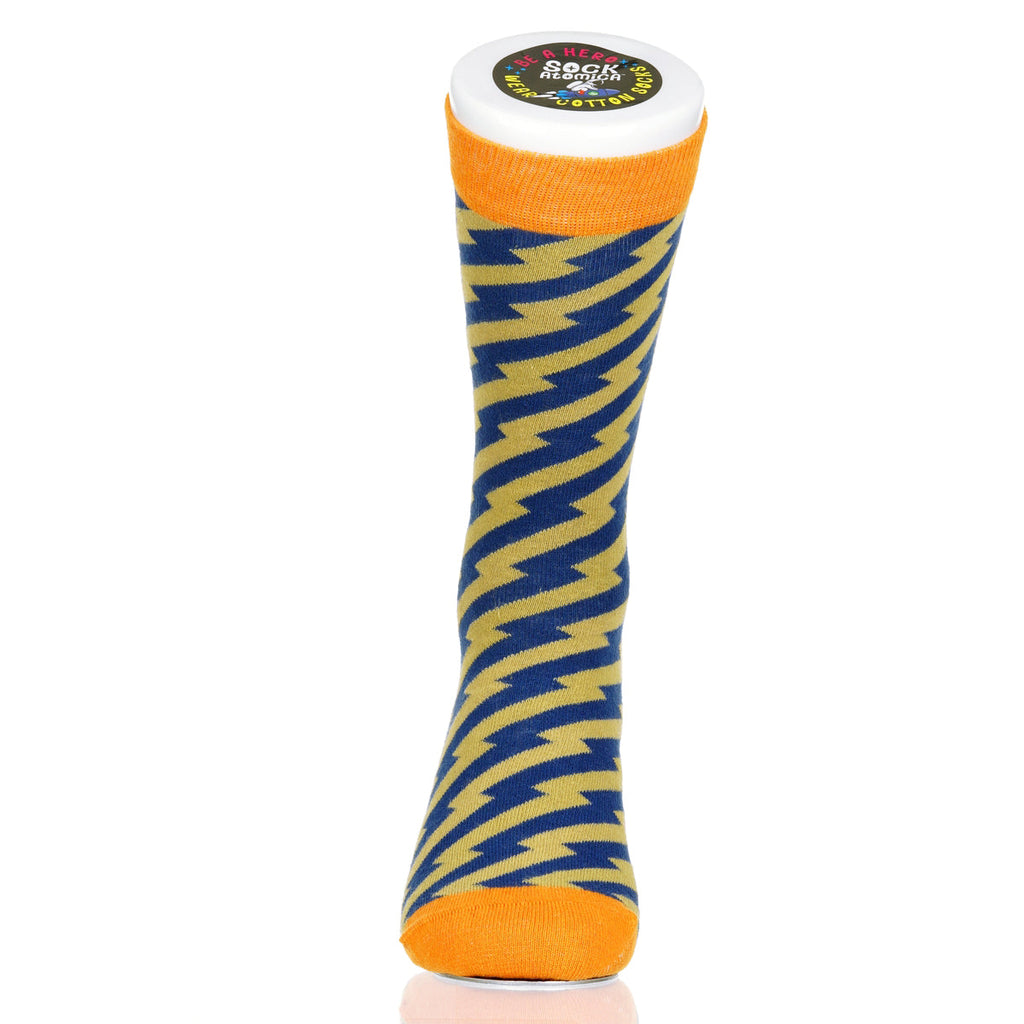 Blue White Zig Zag